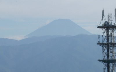 甲府からみた富士山