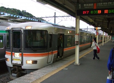 東京発静岡駅普通 / 373系電車